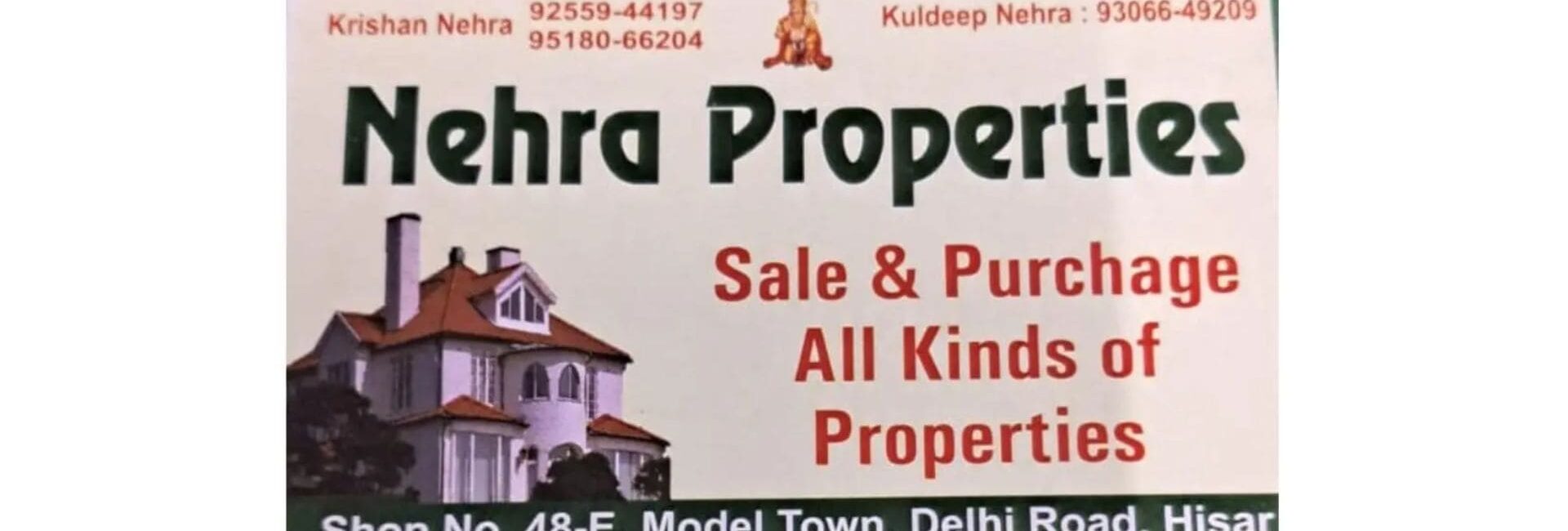 Nehra Properties - Real Estate in Hisar Model Town