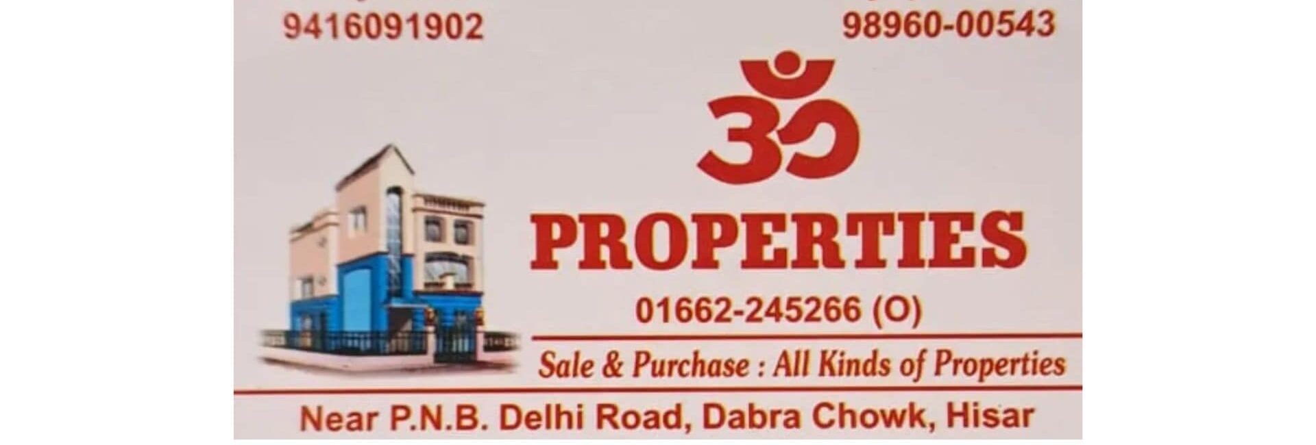 Om Properties - Real estate agent in Hisar