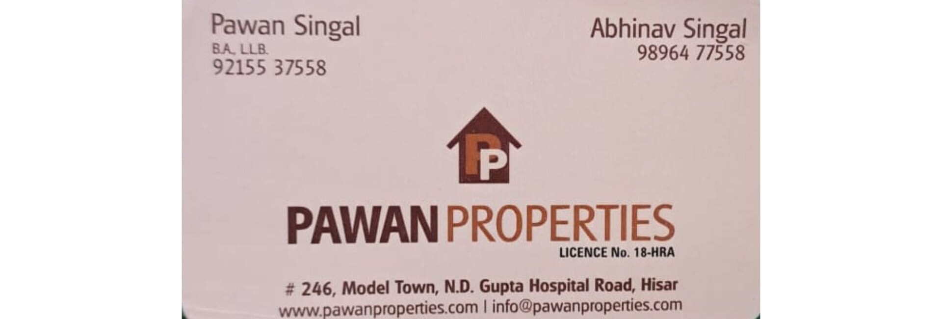 Pawan Properties - Property Dealer in Hisar Model Town