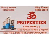 Om Properties - Real estate agent in Hisar