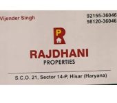 Rajdhani Properties - Property Dealer in Hisar sector 14
